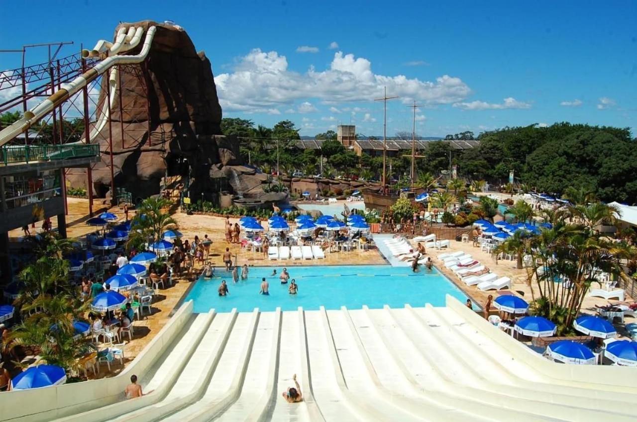 Piazza Diroma Com Acesso Ao Acqua Park Em กัลดัสโนวัส ภายนอก รูปภาพ